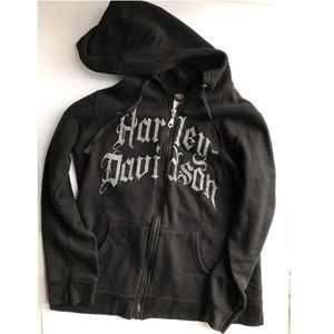 Youth unisex Harley Davidson zip up hoodie